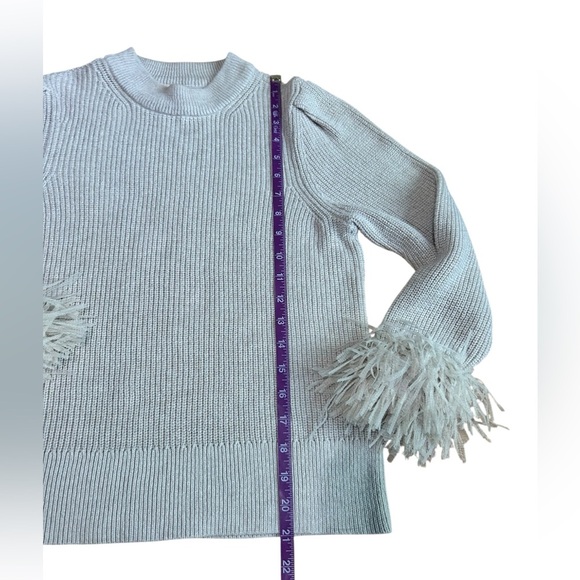 NIC+ZOE Night Fall Sweater in Palomino Cream Sweater Size Medium - Picture 7 of 10